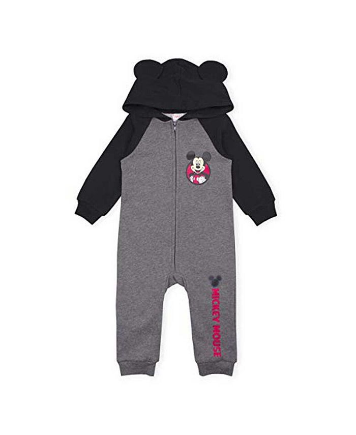 Children's Apparel Network Baby Boys and Girls Mickey Mouse Gray Hoodie