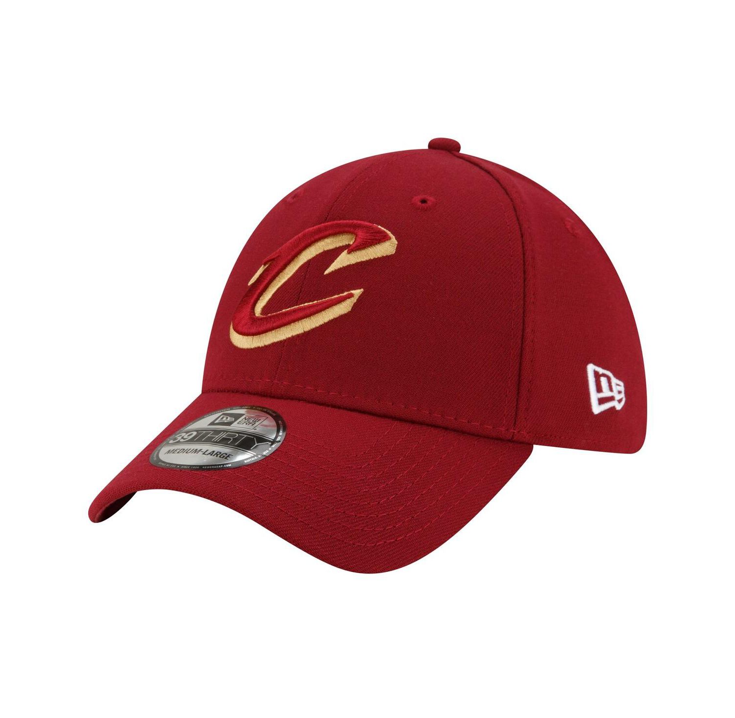 Men's Wine Cleveland Cavaliers Logo 39THIRTY Flex Hat