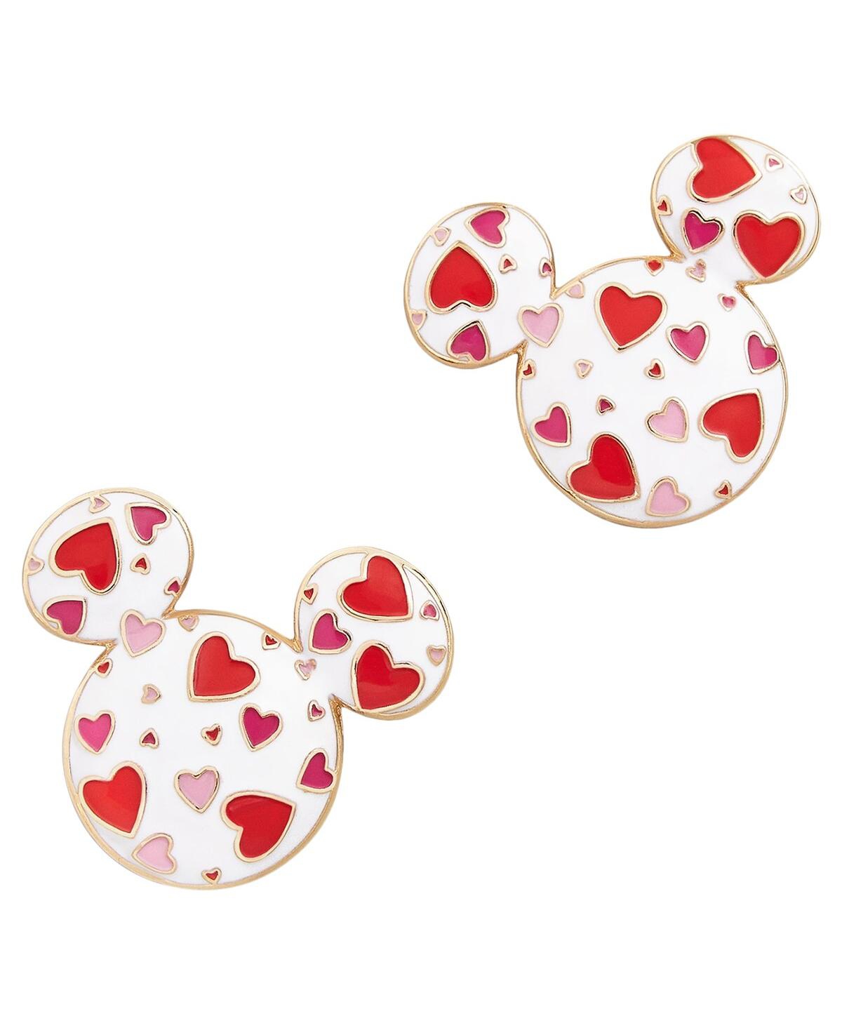 Shop Baublebar Women's  White Mickey Mouseâ Mixed Hearts Earrings