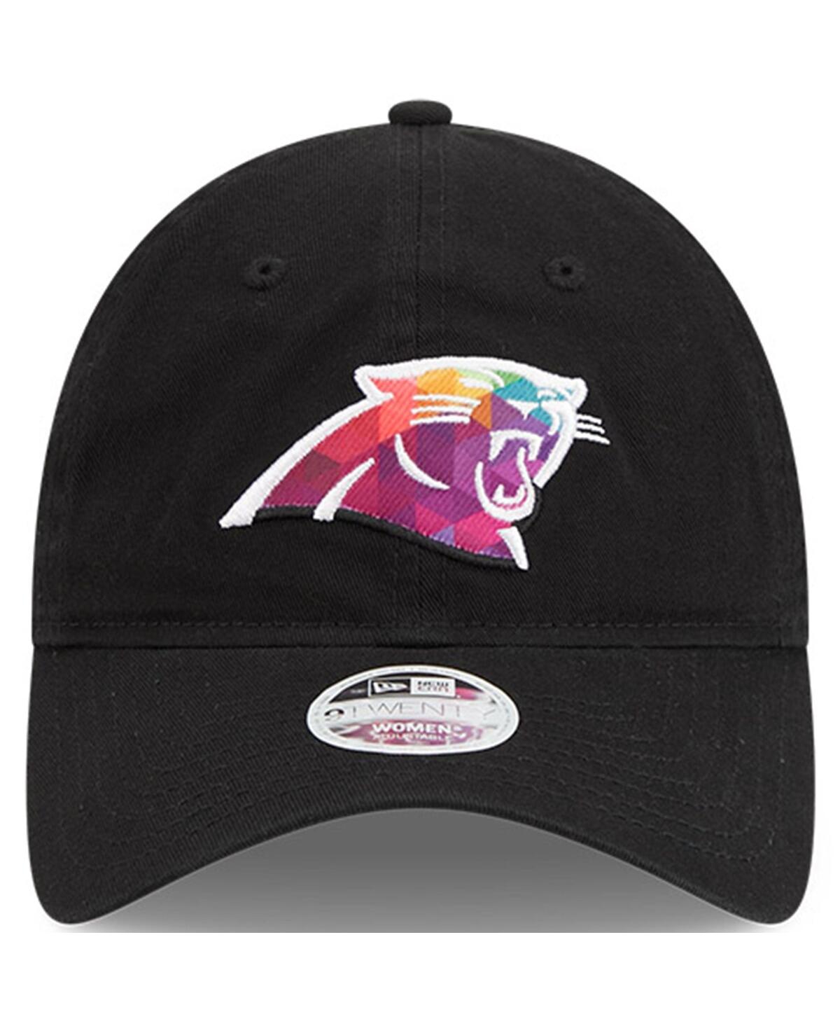 New Era Women's  Black Carolina Panthers 2023 Nfl Crucial Catch 9twenty Adjustable Hat In Black