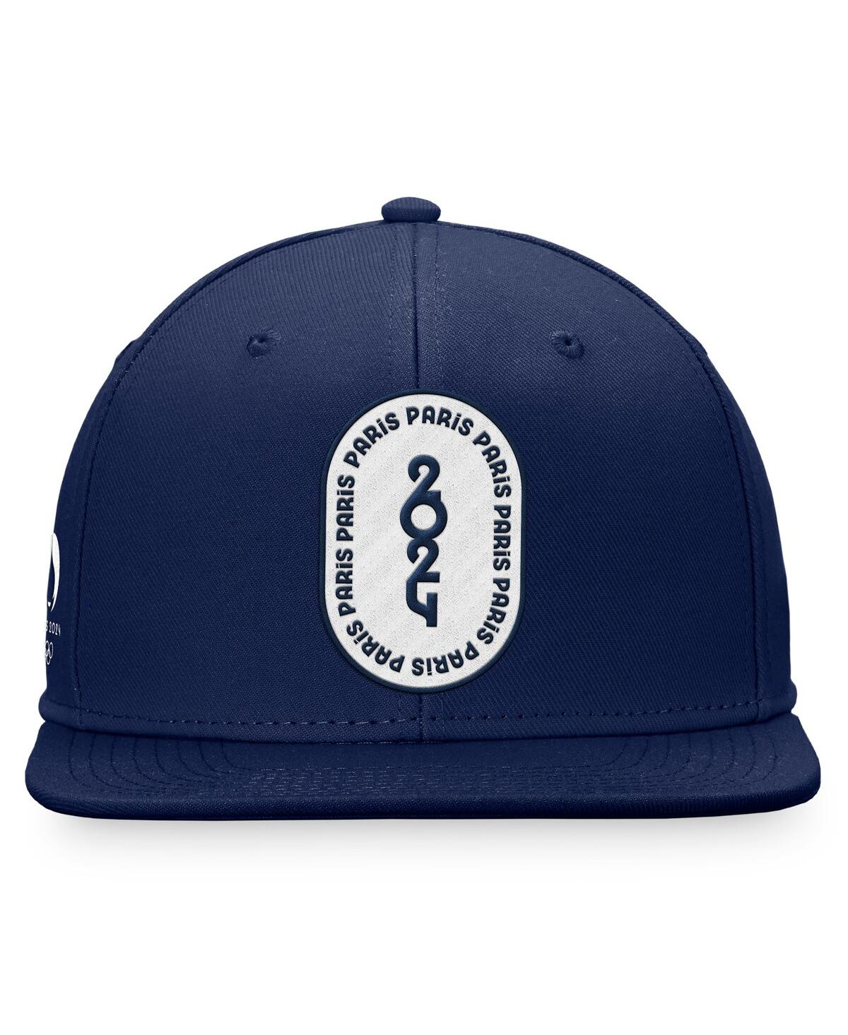 Shop Fanatics Men's  Navy Paris 2024 Summer Olympics Snapback Hat