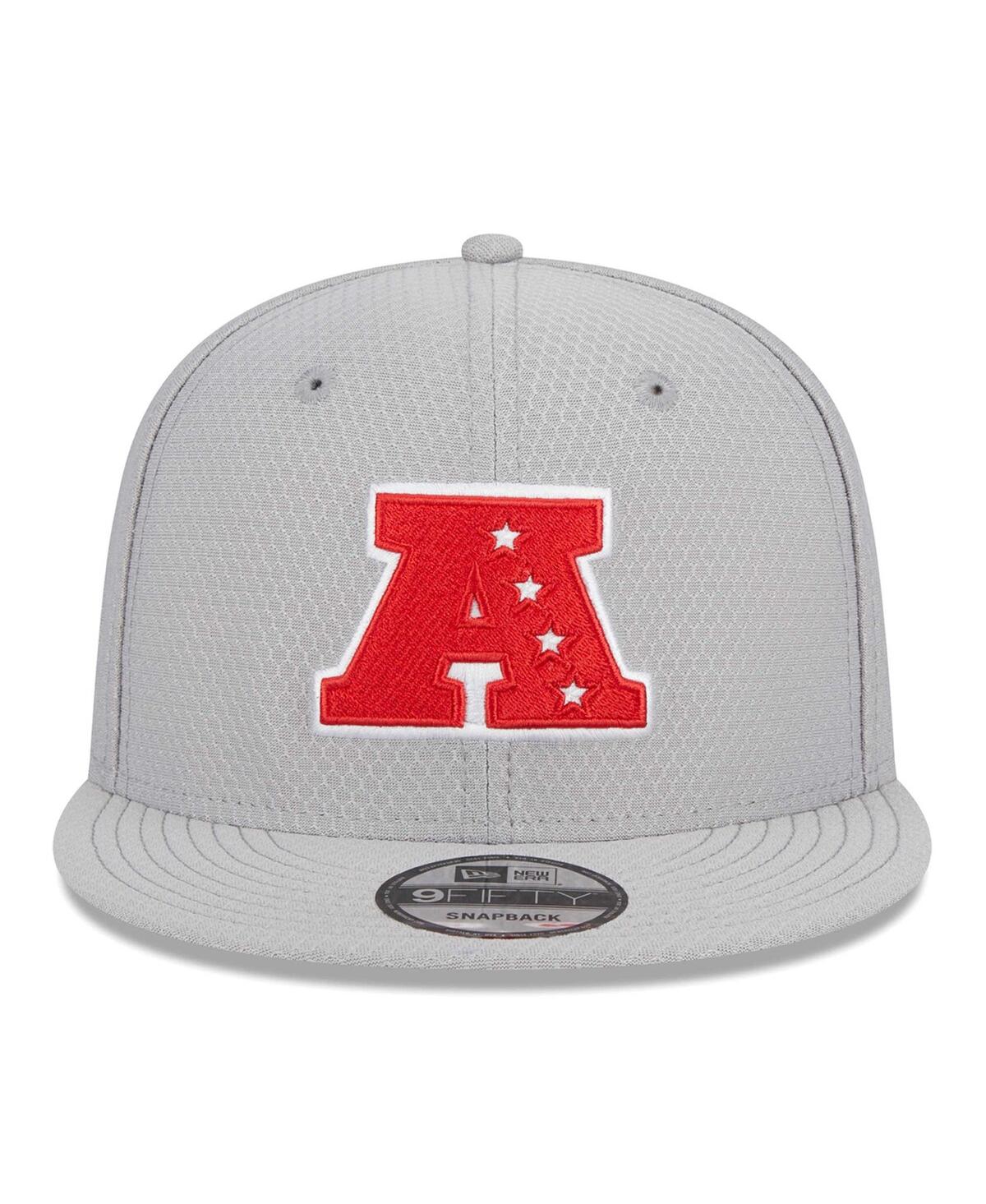 Shop New Era Men's  Gray Denver Broncos 2024 Pro Bowl 9fifty Adjustable Snapback Hat