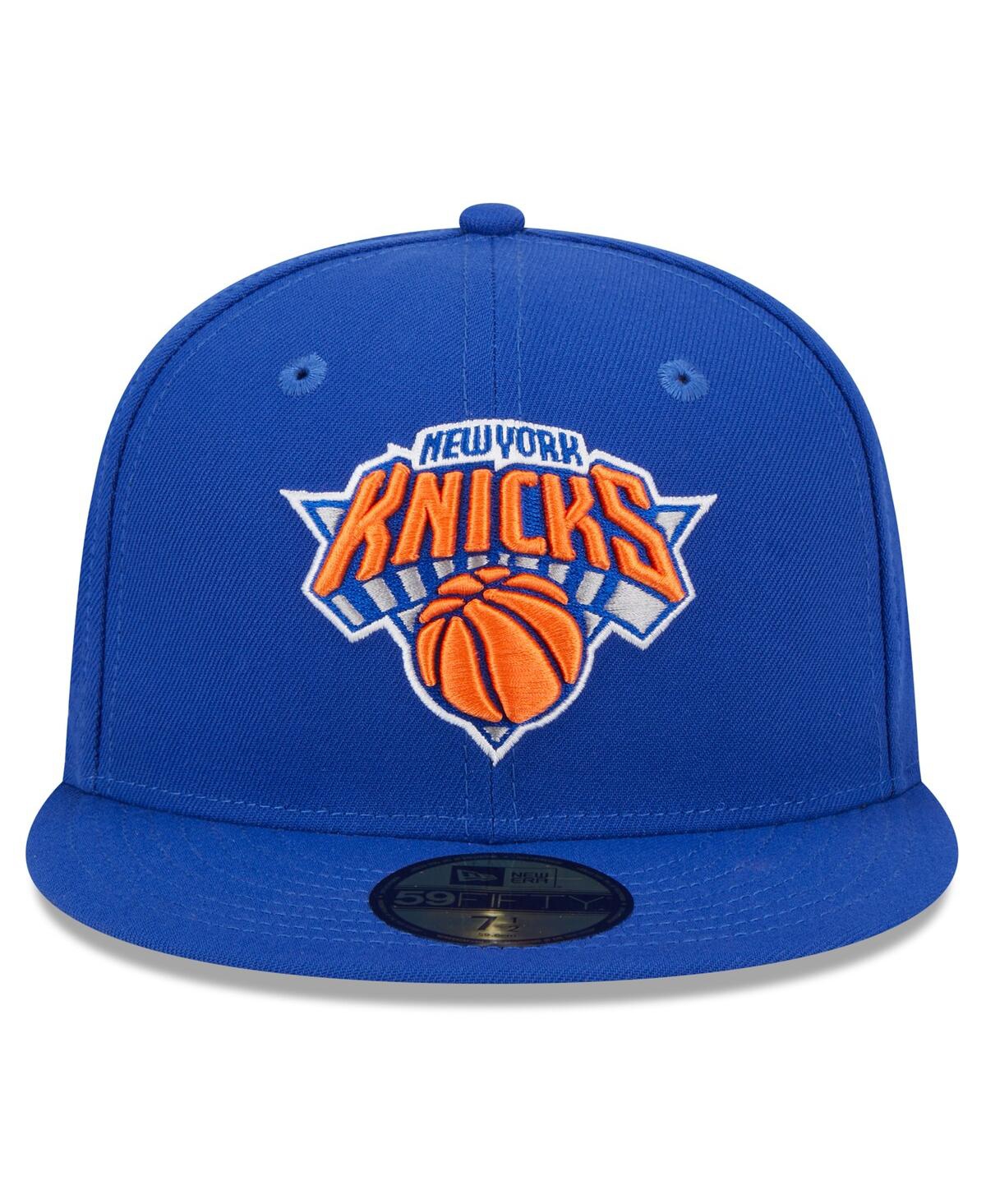 Shop New Era Men's  Blue New York Knicks 2024 Nba All-star Game Rally Drive Side Patch 59fifty Fitted Hat