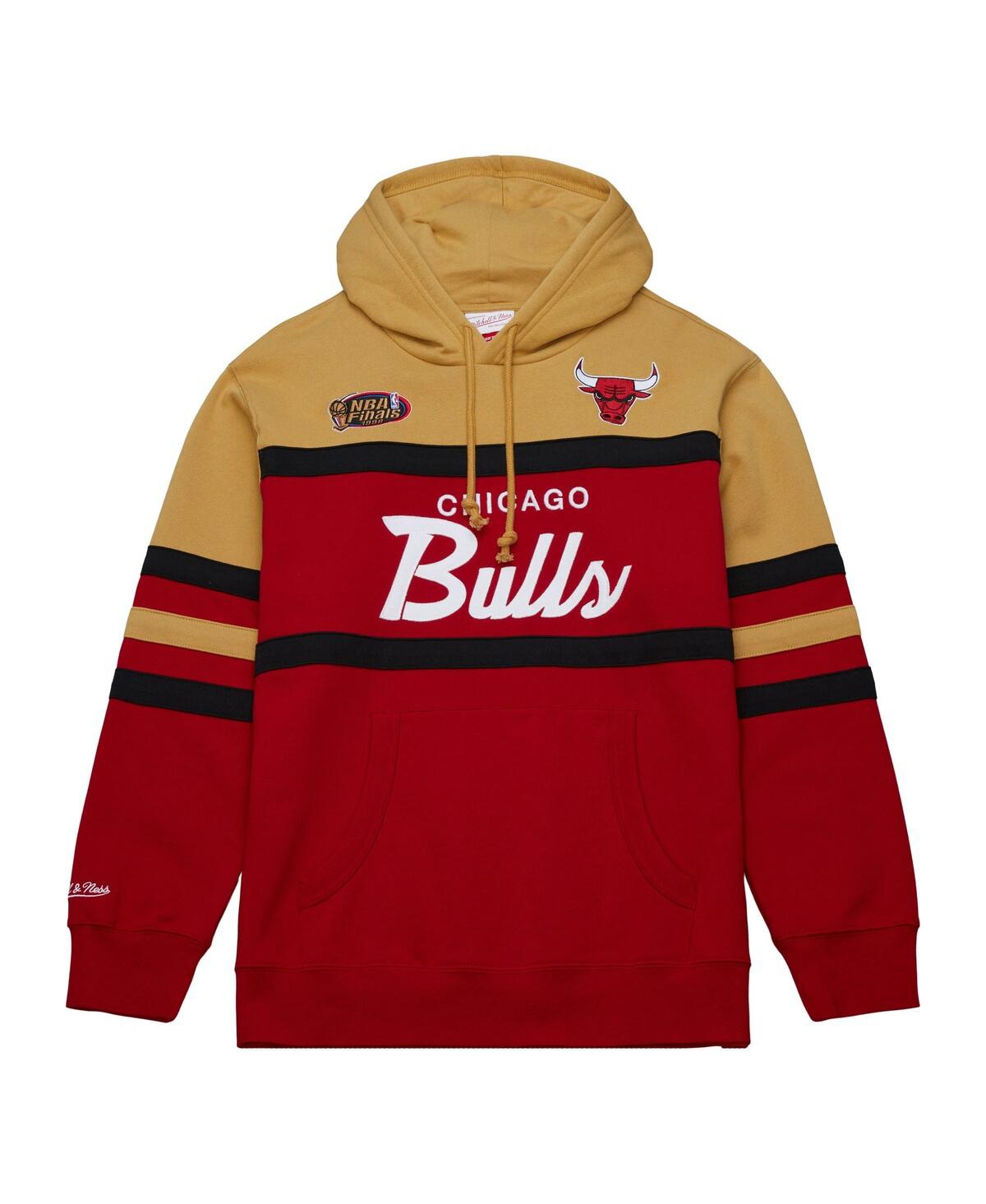 Mitchell & Ness Men's Hoodie Nba Head Coach Hoodie Chibul Original Team Colors In Red,gold