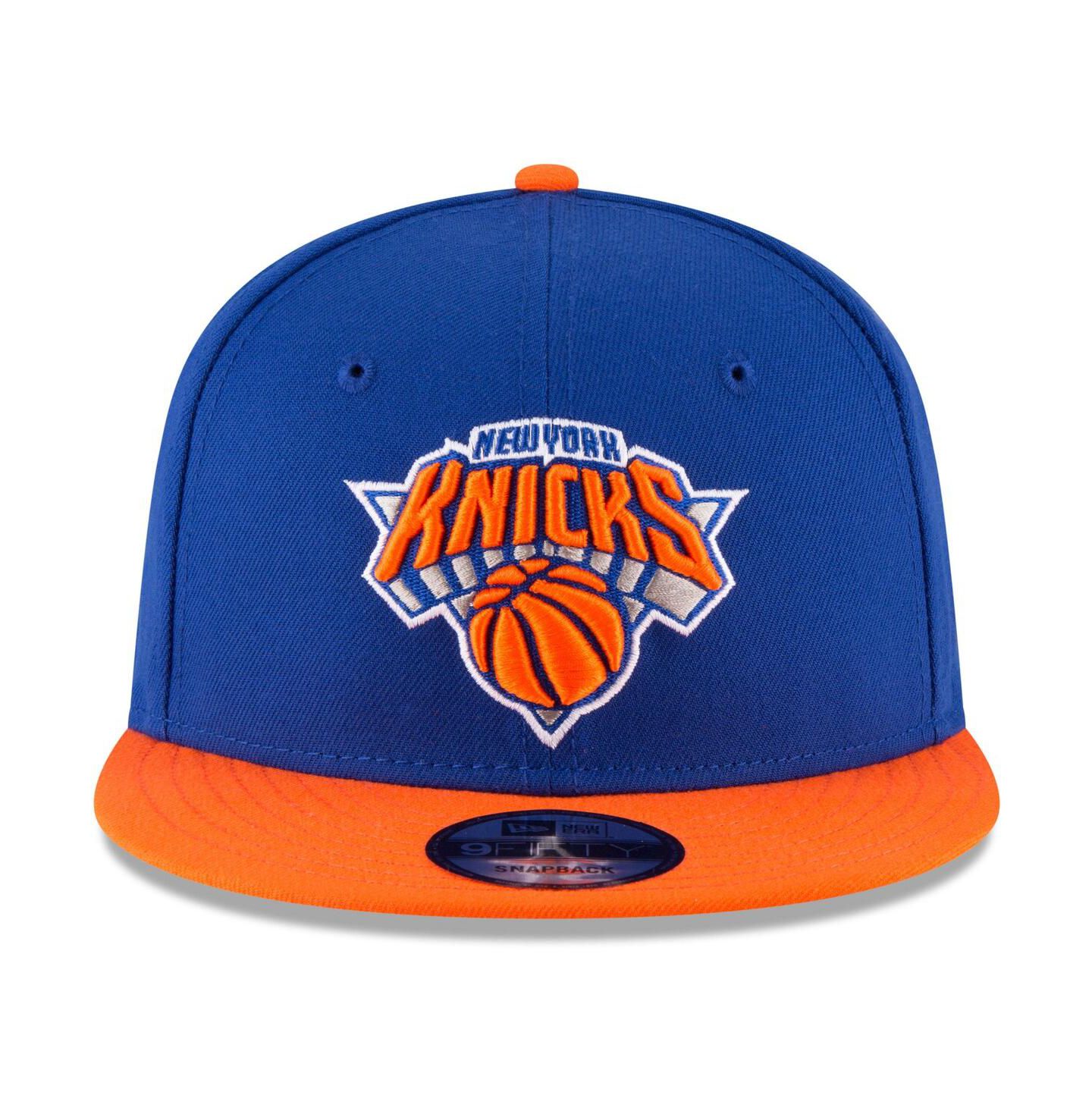 Мужская кепка New Era Blue, Orange New York Knicks Two-Tone 9FIFTY Adjustable Hat — фото 2