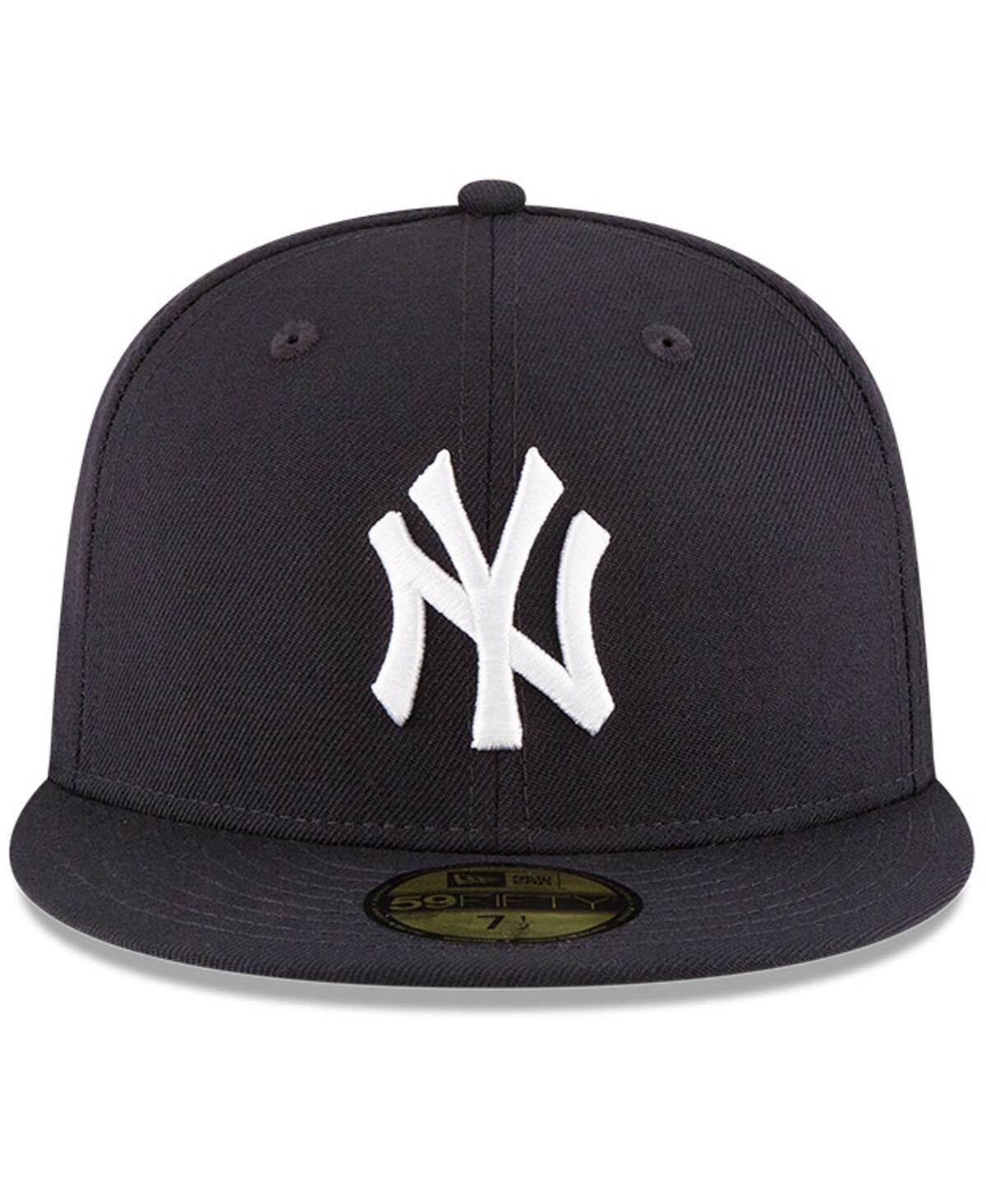 NEW ERA MEN'S NEW ERA NAVY NEW YORK YANKEES WORLD SERIES WOOL TEAM 59FIFTY FITTED HAT 