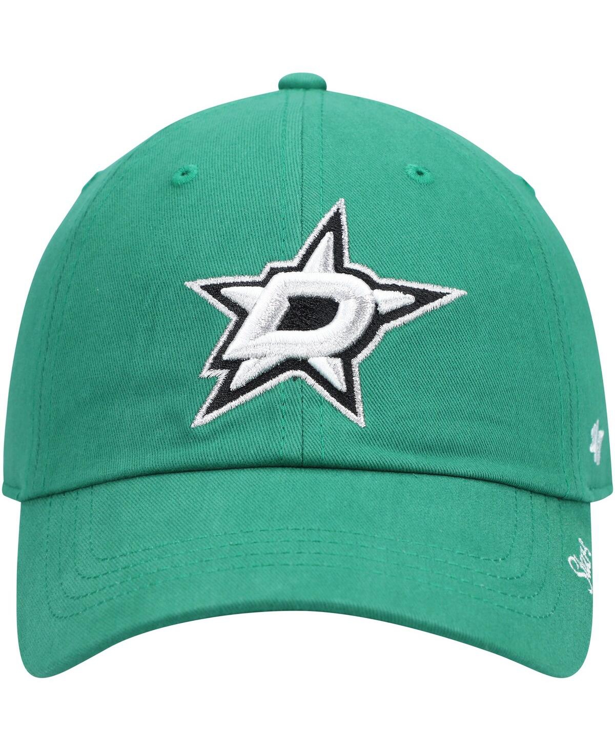 Women's '47 Brand Kelly Green Dallas Stars Team Miata Clean Up Adjustable Hat