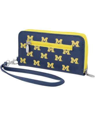 Женский кошелек-браслет Michigan Wolverines на молнии с застежкой-молнией Eagles Wings