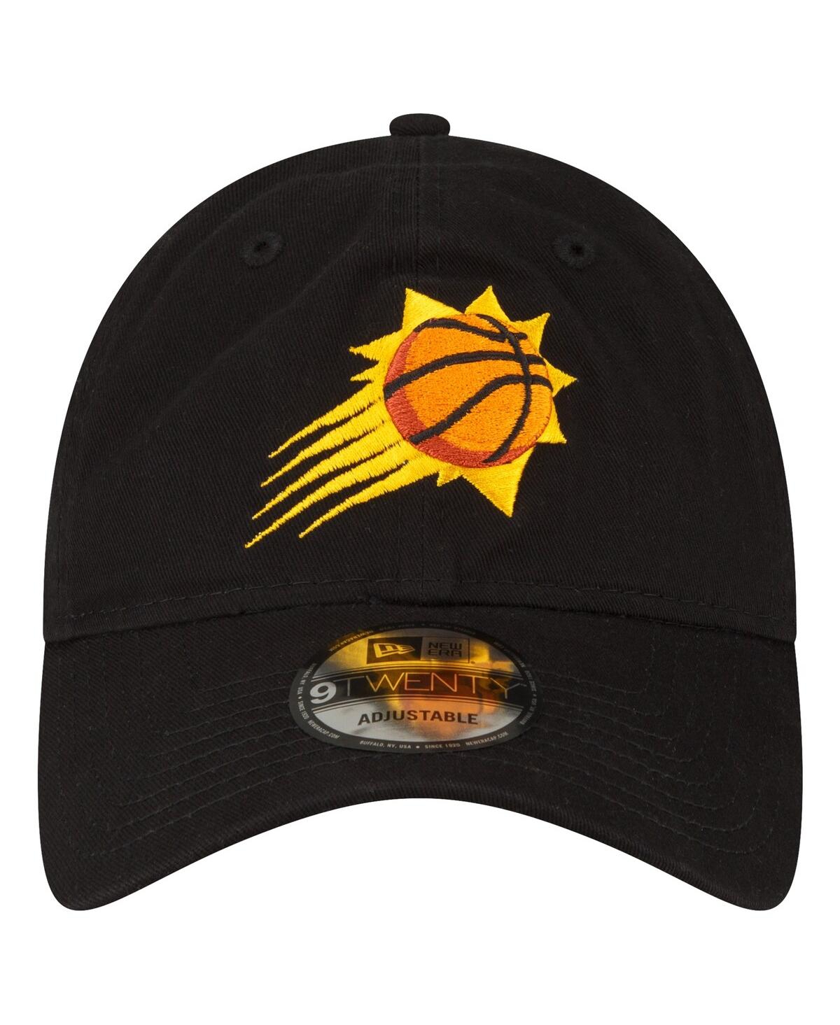 New Era Black Phoenix Suns Team 2.0 9twenty Adjustable Hat In Black