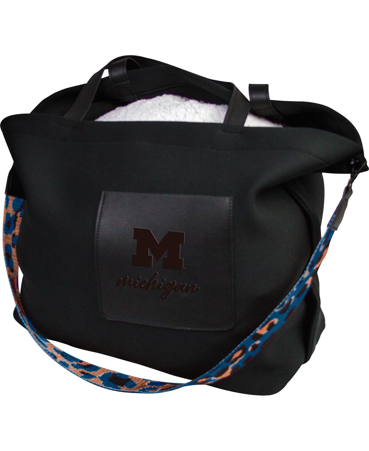 Shop Logo Brands Women's Michigan Wolverines Tote Bag In Black