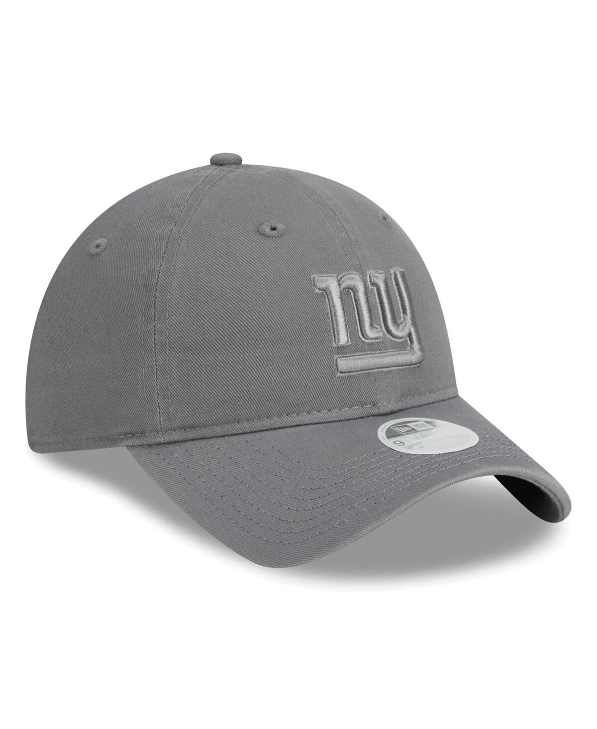Shop New Era Women's  Gray New York Giants Color Pack 9twenty Adjustable Hat