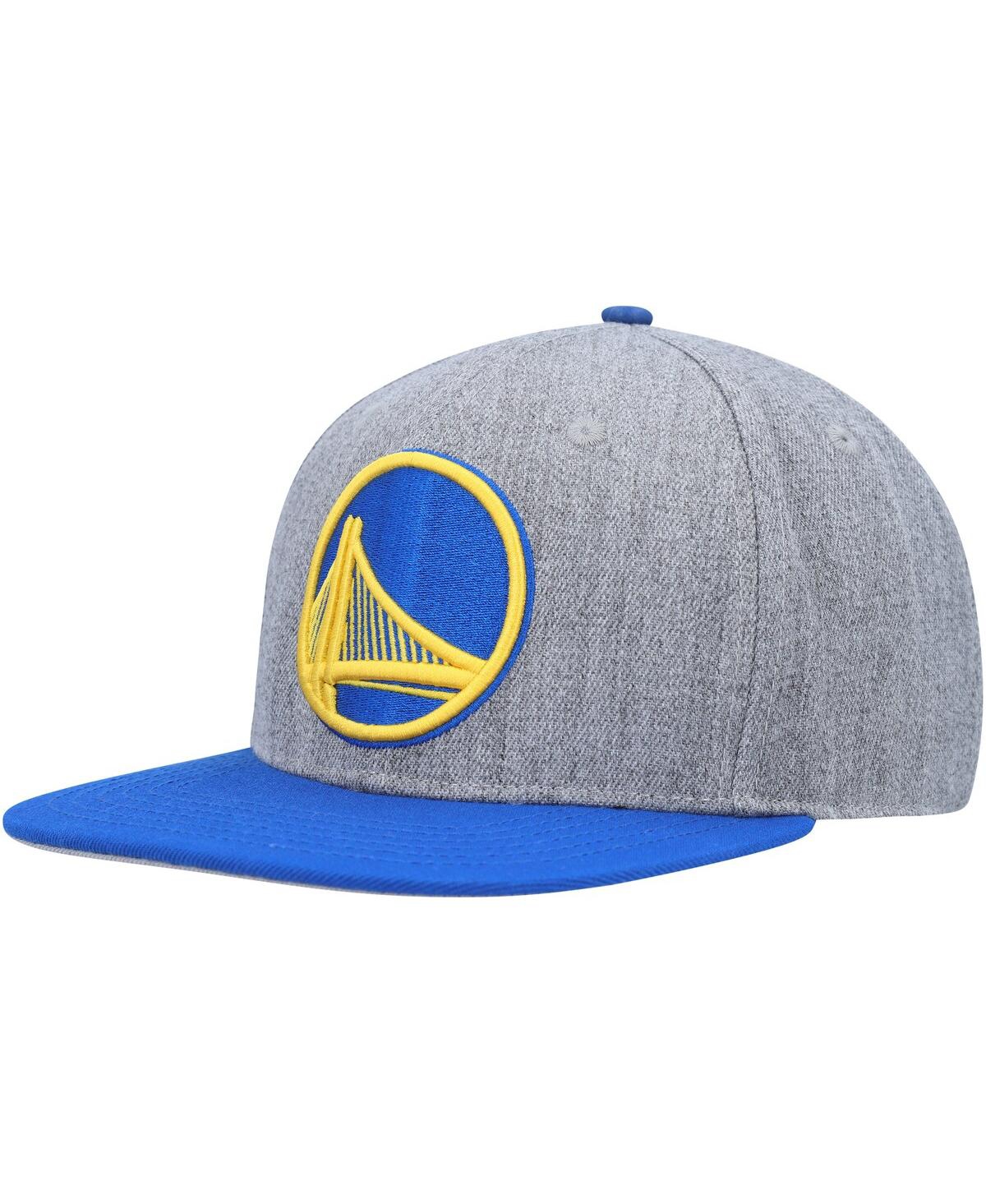 Shop Pro Standard Men's  Gray, Royal Golden State Warriors Classic Logo Two-tone Snapback Hat In Gray,royal