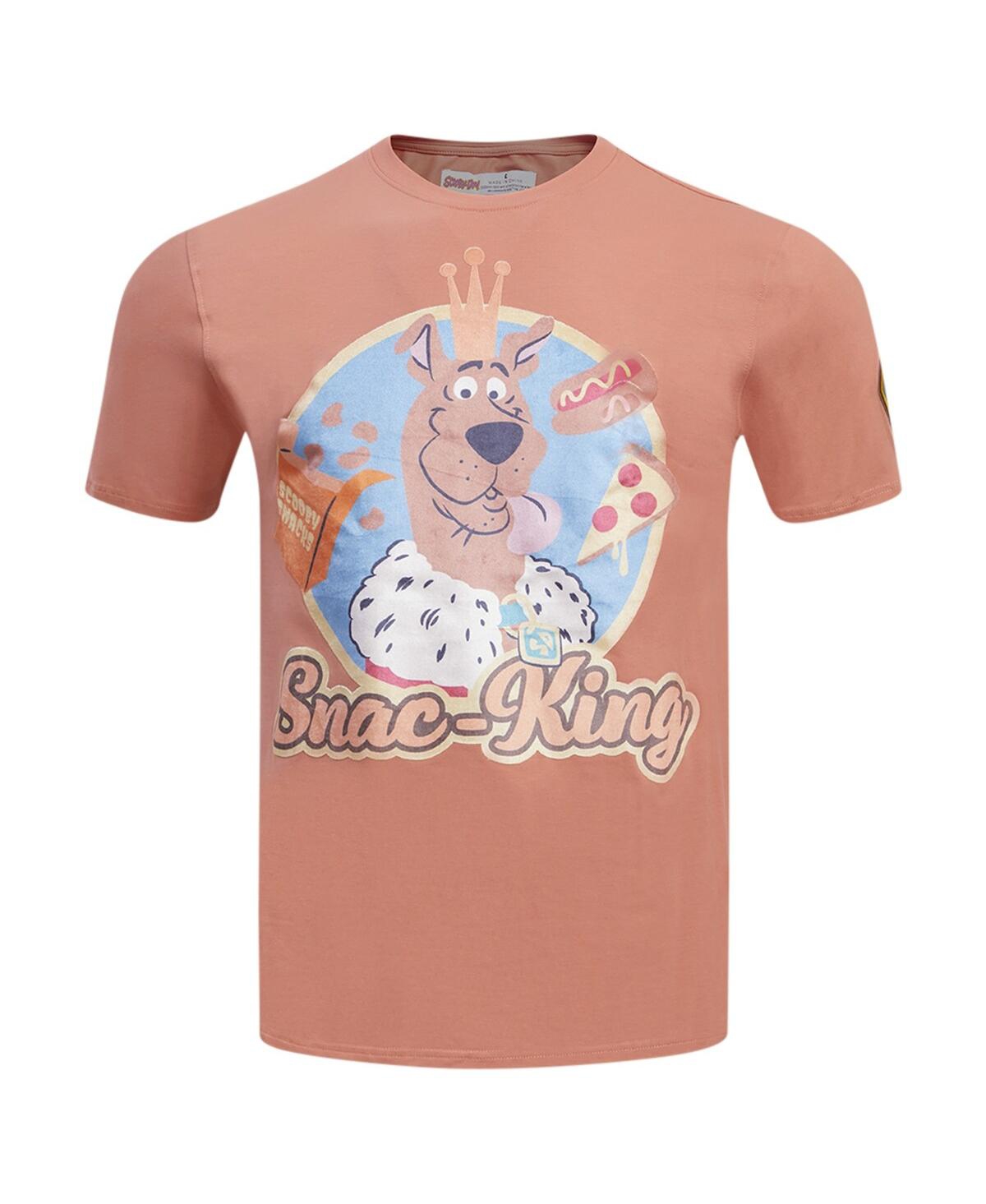 Shop Freeze Max Men's And Women's  Pink Scooby-doo Snac-king T-shirt