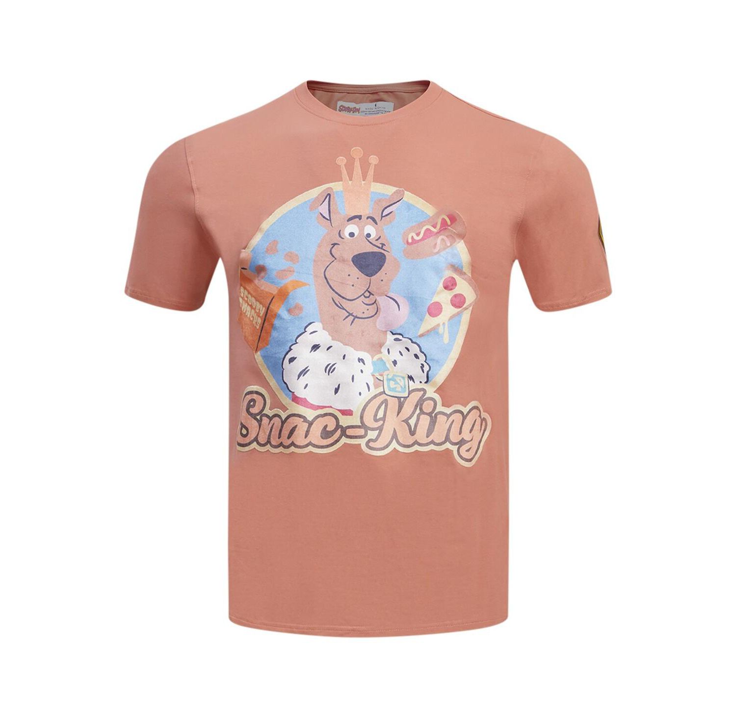 Men's and Women's Pink Scooby-Doo Snac-King T-shirt