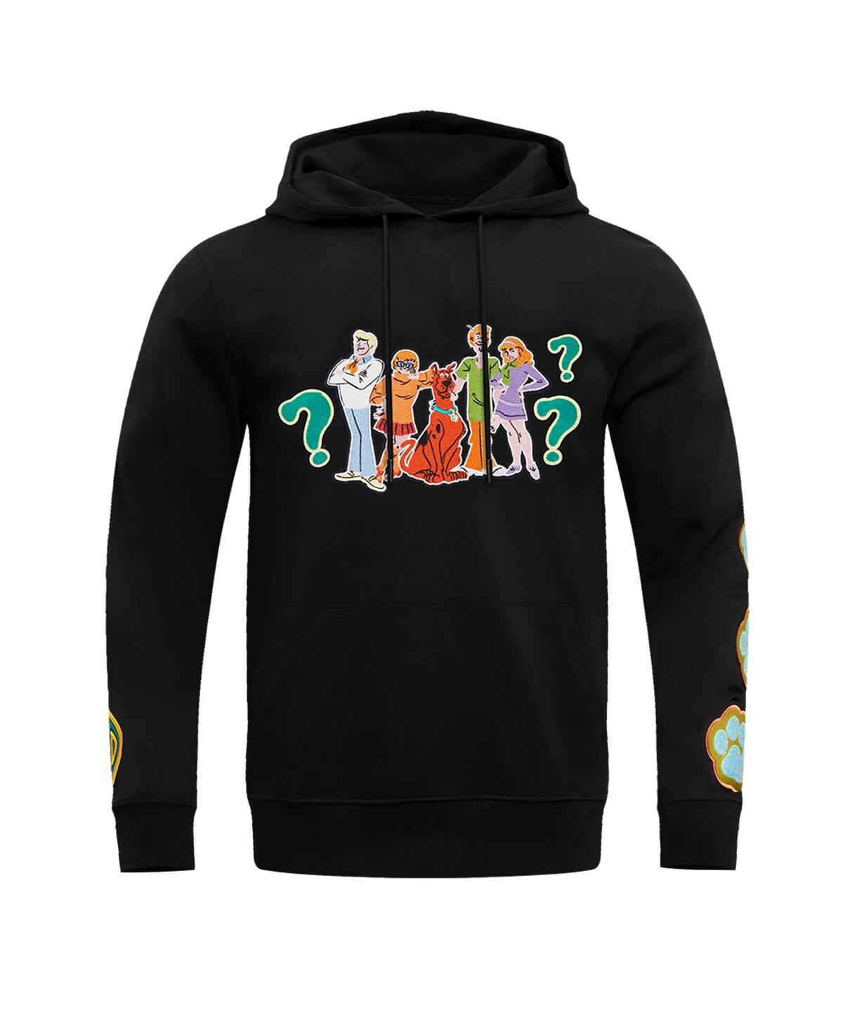 Shop Freeze Max Men's And Women's  Black Scooby-doo Mystery Solvers Club Pullover Hoodie