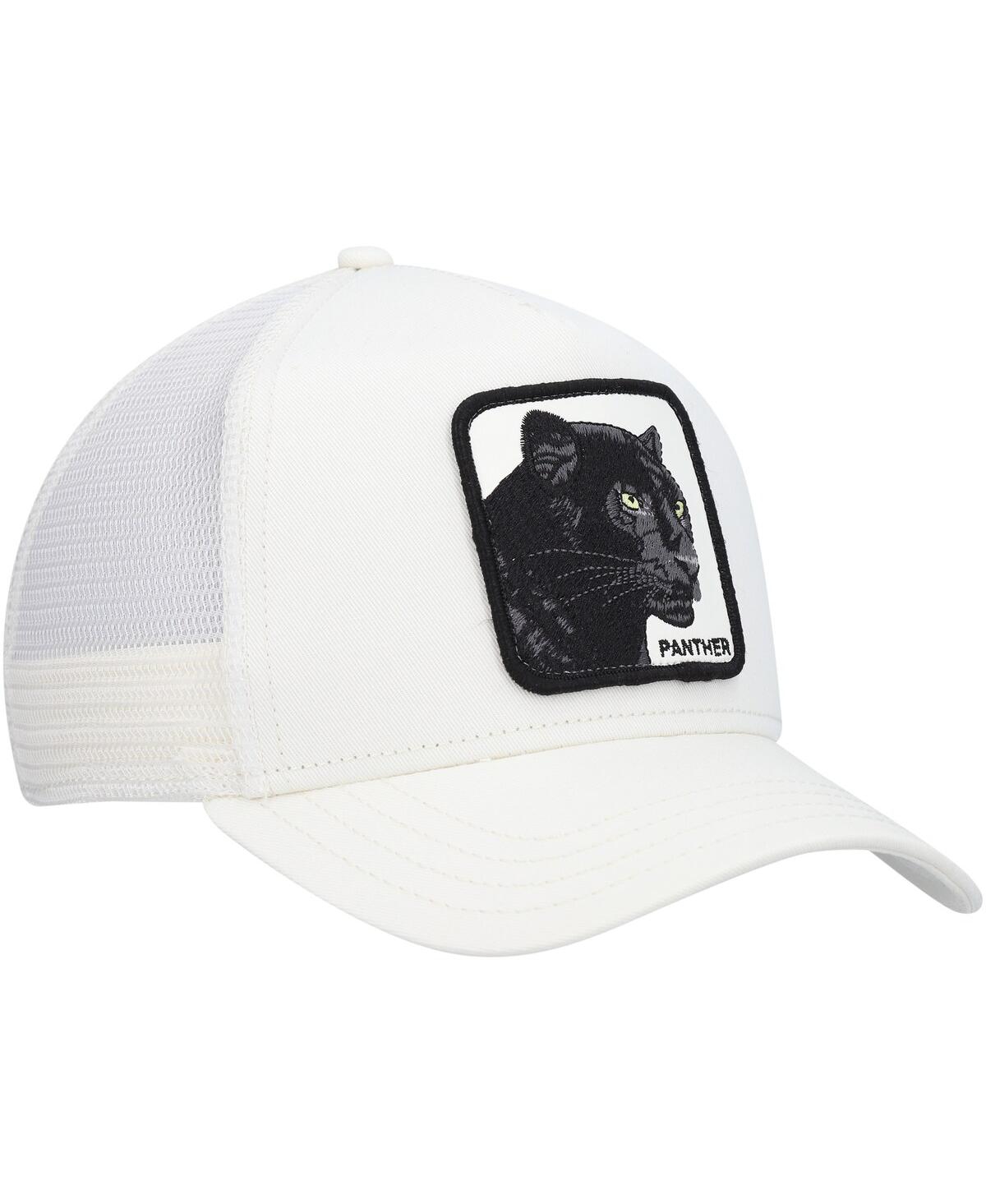 Shop Goorin Bros Men's . White The Panther Trucker Adjustable Hat