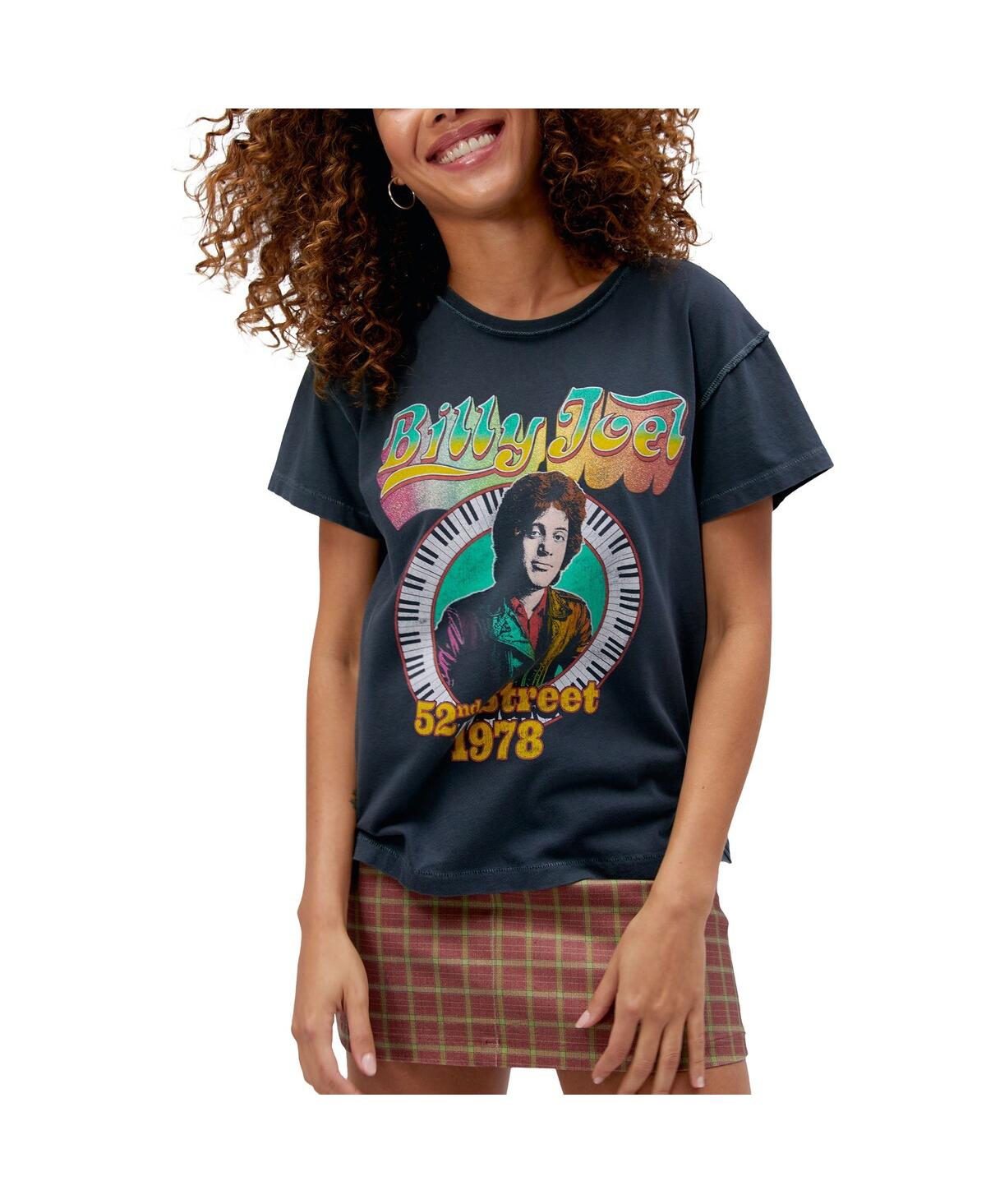 Shop Daydreamer Women's  Black Billy Joel 52nd Street Graphic T-shirt