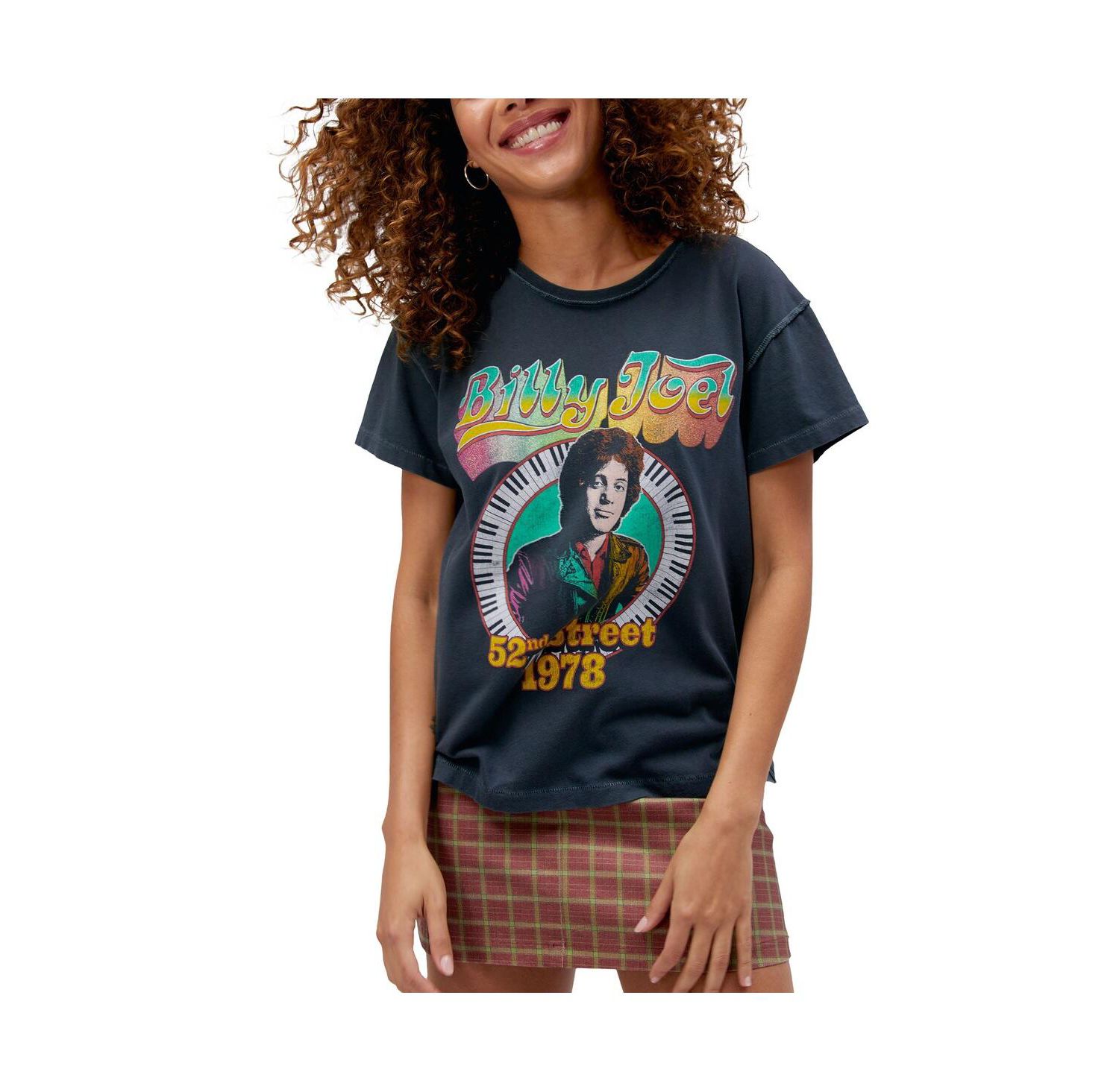 Women's Black Billy Joel 52nd Street Graphic T-shirt