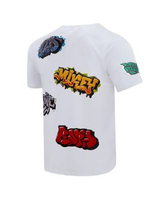 Men's and Women's White Teenage Mutant Ninja Turtles Defenders of NYC Graphic T-shirt