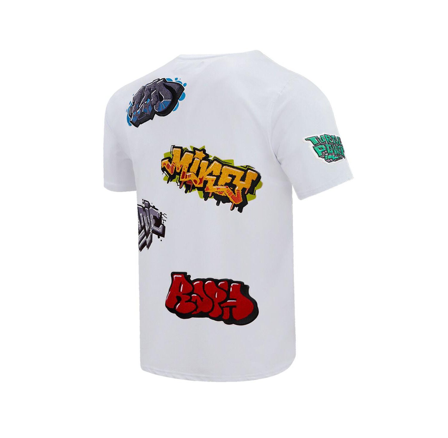 Men's and Women's White Teenage Mutant Ninja Turtles Defenders of NYC Graphic T-shirt