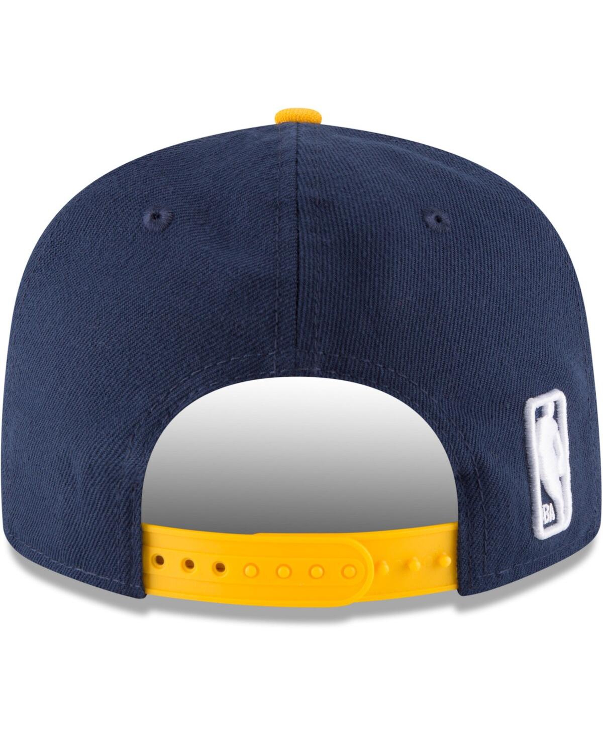 New Era Men's  Navy, Gold Indiana Pacers Two-tone 9fifty Adjustable Hat In Navy,gold