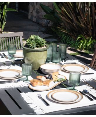 Carmel Reactive Salad Plates Merge, Set of 6