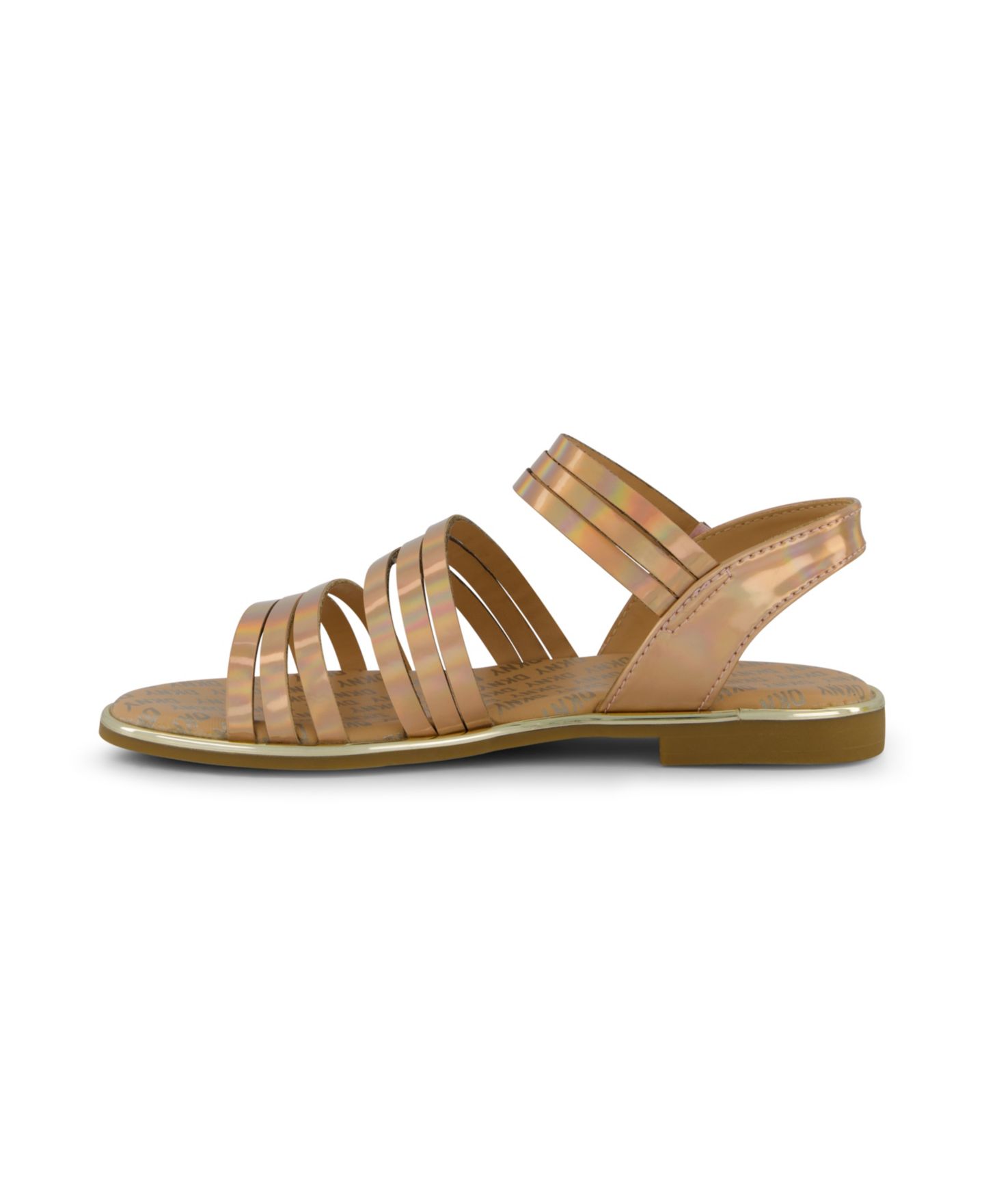 Сандалии DKNY Cassie Denaris Open Toe Sandals для девочек, цвет: Серо-коричневый — фото 7