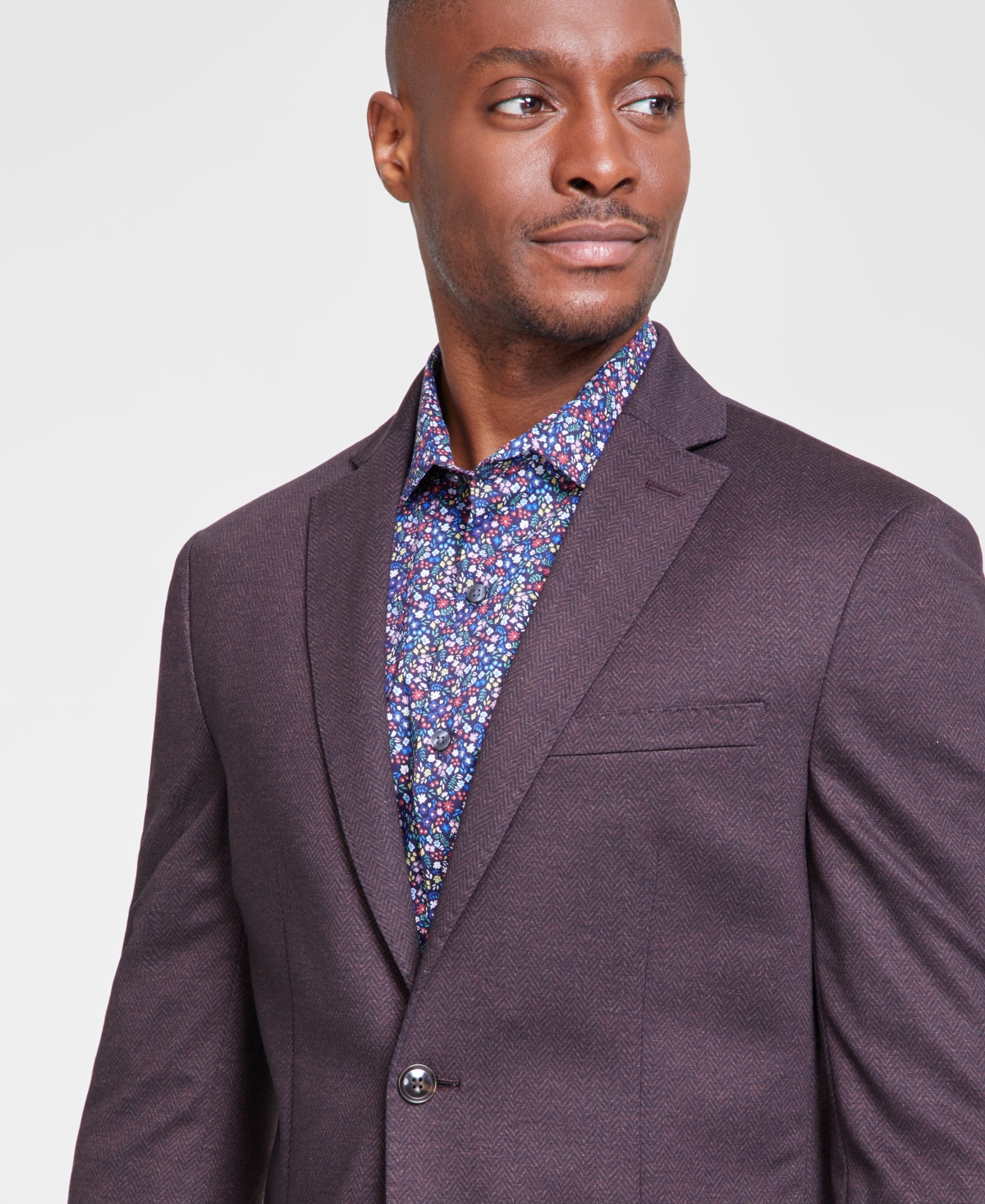 Bar Iii Men's Slim Fit Sport Coat, Created For Macy's In Burgundy