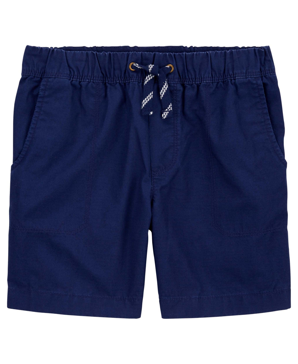 Shop Carter's Big Pull On Canvas Shorts In Blue