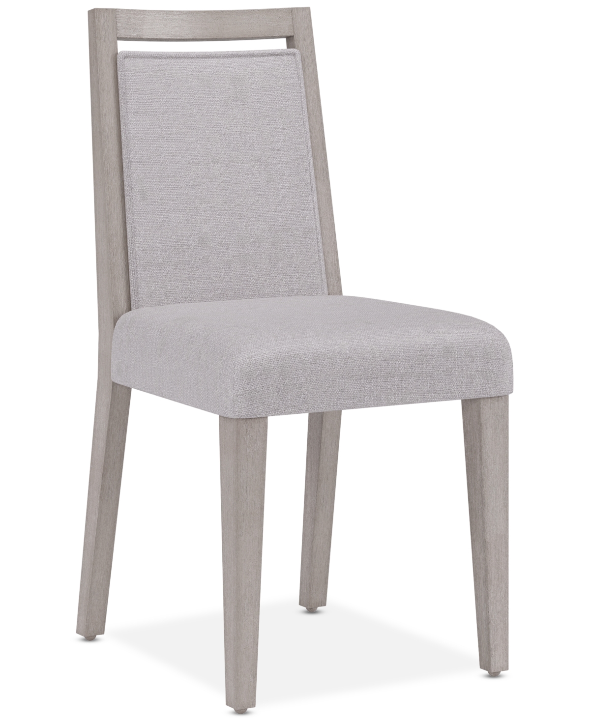 Macy's Tivie 6 Pc Wood Dining Chair Set, Created For  In Stone
