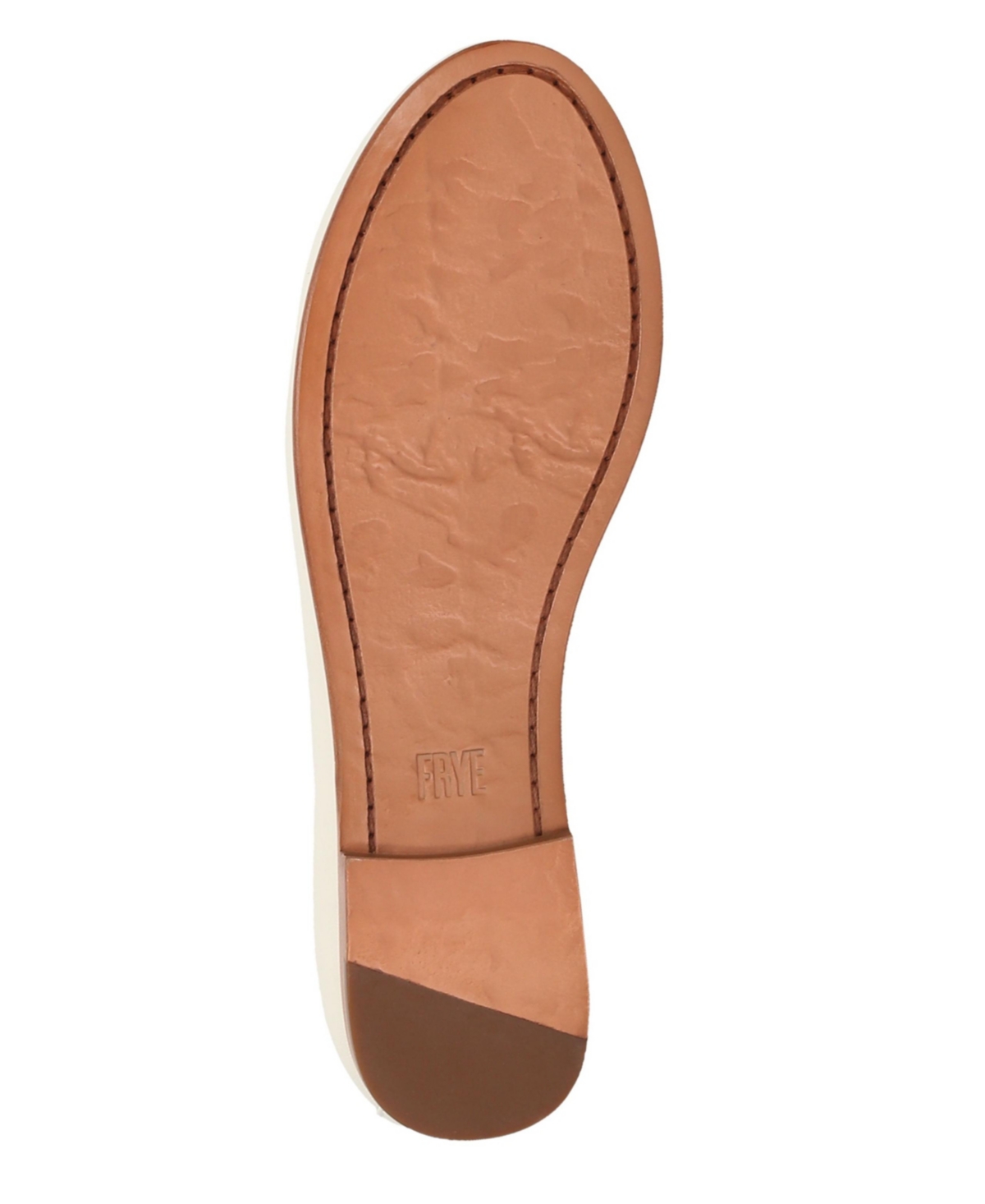Frye Women's Carson Leather Ballet Flats - White -Waxy Leather