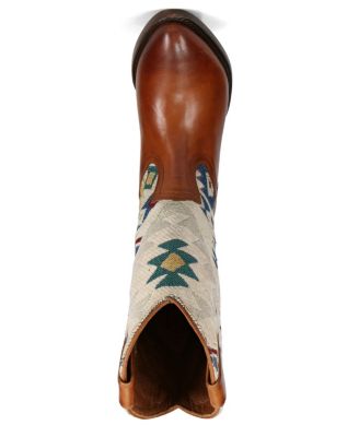 Women's Billy Western Fabric Leather Boots