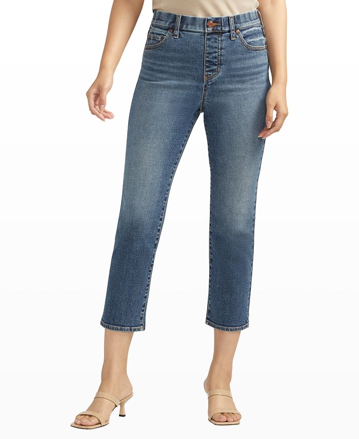 Women s Valentina High Rise Straight Leg Cropped Jeans