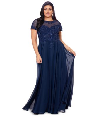 Xscape Navy Dress