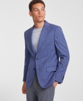 Tommy Hilfiger Men's Modern-Fit Sport Coat - Blue/grey Check