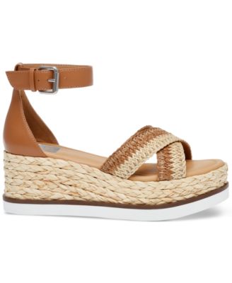 Sandales Compensées Dolce Vita à Brides Croisées, Pointure 8.5, Imprimé Fleurs Noir - Neuves Sans Boîte