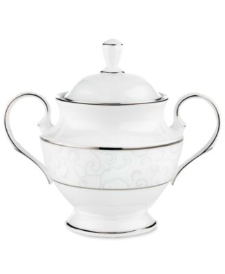 Lenox - "Venetian Lace" Sugar Bowl, 5 1/4"