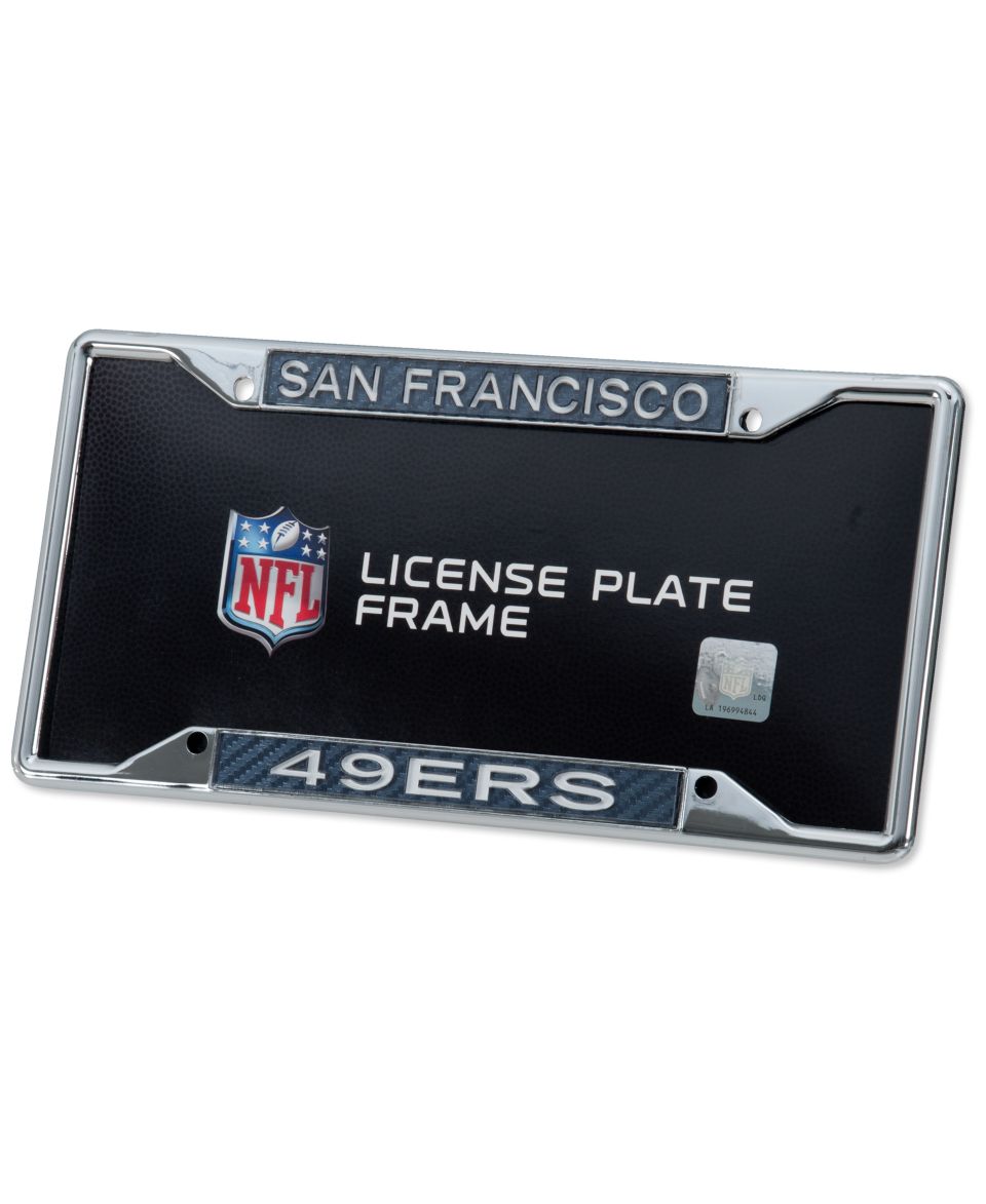 Stockdale San Francisco 49ers Carbon License Plate Frame   Sports Fan