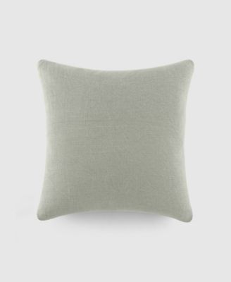 Stone Washed and Distressed Decorative Pillow, 20" x 20"