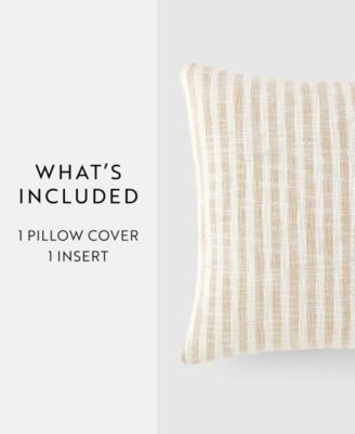 Yarn Dyed Thin Stripe Decorative Pillow, 20" x 20"