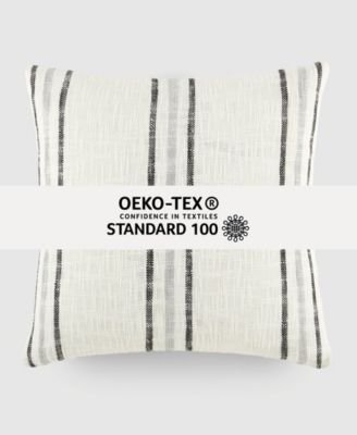 Striped Yarn Dyed Decorative Pillow, 20" x 20"