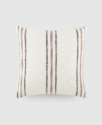 Striped Yarn Dyed Decorative Pillow, 20" x 20"