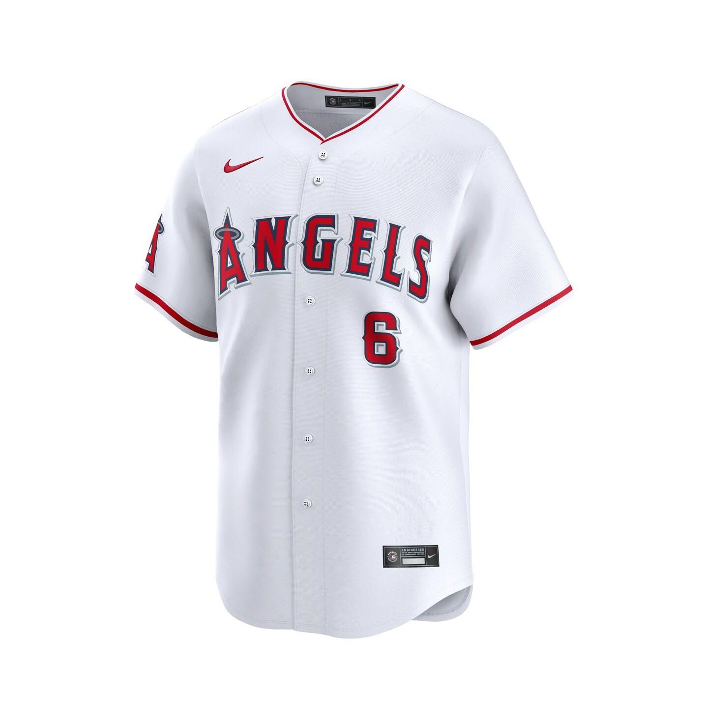 Мужской топ Nike Anthony Rendon White Los Angeles Angels Home Limited Player Jersey — фото 3