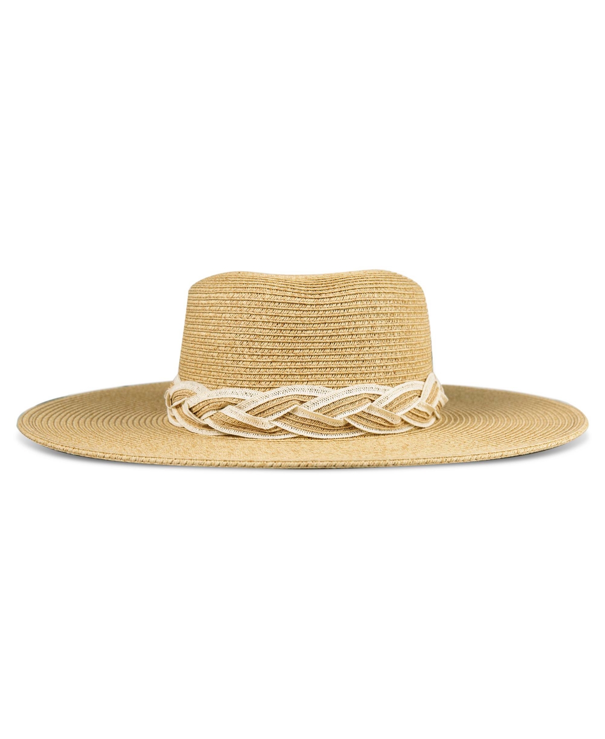 Women's Straw Boater Hat - Natural