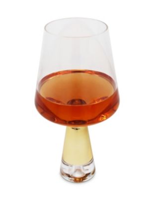 Stemmed Wine Glasses, Set of 6