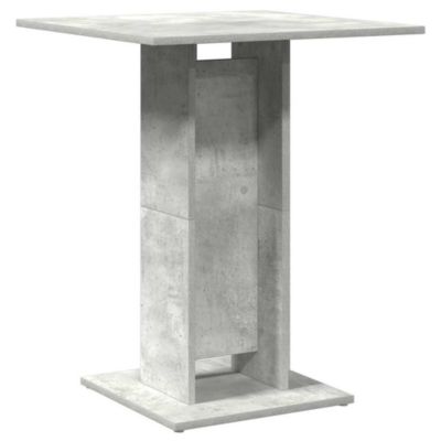 Bistro Table Concrete grey Engineered Wood Medium Durable