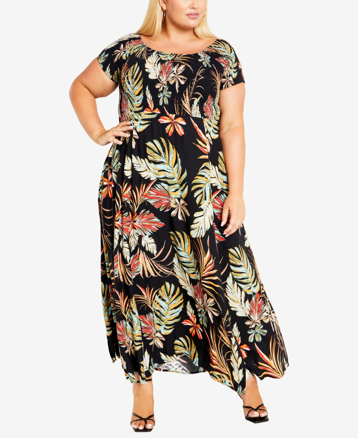 Plus Size Raelynn Print Maxi Dress - Tropicana