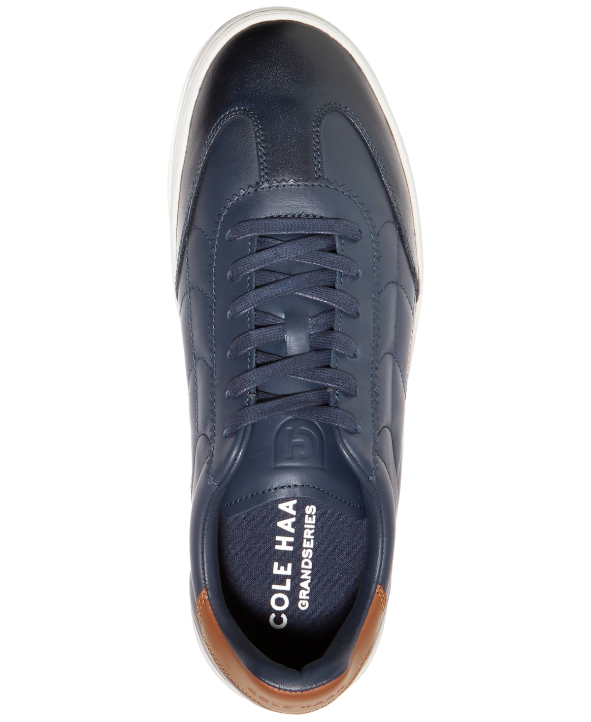 Shop Cole Haan Men's Grandprã¸ Breakaway Lace-up Sneakers In Navy Blue-british Tan