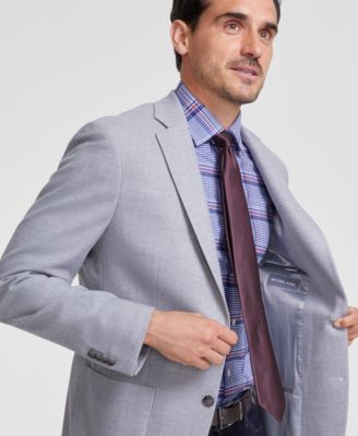 Men's Classic Fit Herringbone Woven Sport Coat