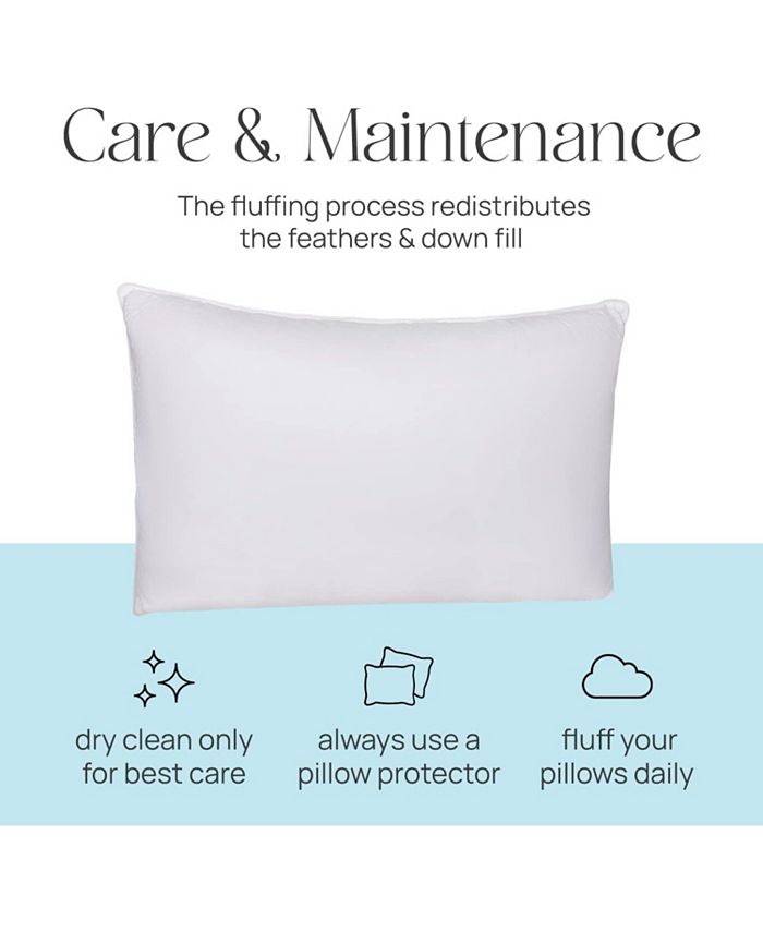 East Coast Bedding Balanced Dream Queen Set of 2 50 Down 50 Feather